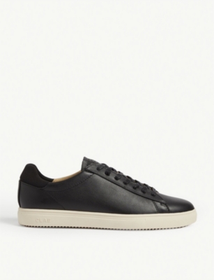 REISS Bradley Clae leather trainers Selfridges