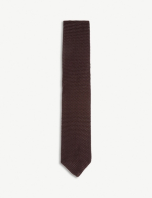 Reiss Knitted Ties Ties Accessories Mens Selfridges Shop Online