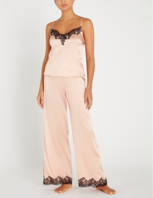 AGENT PROVOCATEUR: Amelea stretch-silk camisole