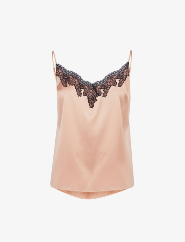 Amelea stretch-silk camisole