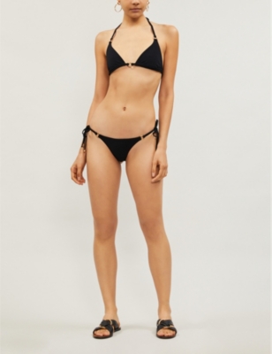 Shop Agent Provocateur Women's Black Malisa Halterneck Bikini Top