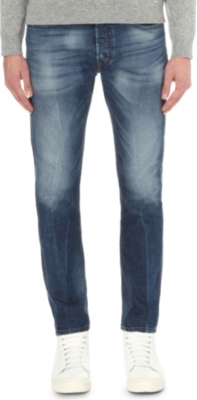 DIESEL - Tepphar 0848c slim-fit tapered jeans | Selfridges.com