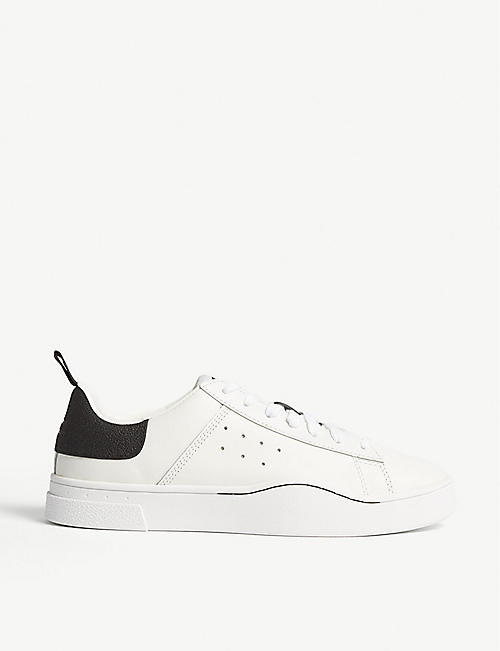 DIESEL: S-Clever leather low-top trainers