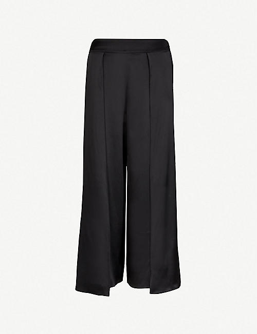 MYLA: Covent Garden silk-satin trousers