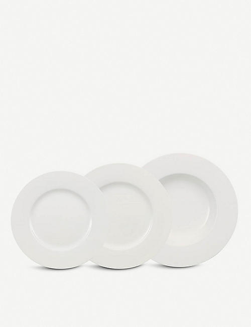 VILLEROY & BOCH: Wonderful World white 12-piece plate set