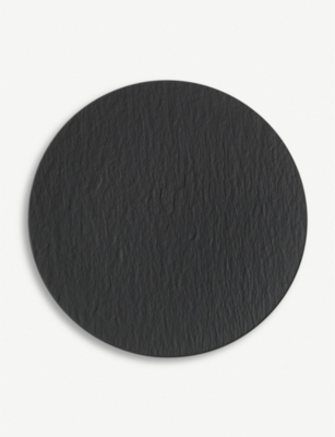 VILLEROY & BOCH: Manufacture Rock porcelain gourmet plate 31cm