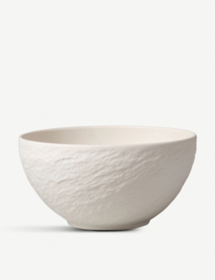 Villeroy & Boch Manufacture Rock Blanc Porcelain Bowl 14cm In White
