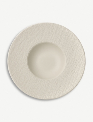 VILLEROY & BOCH: Manufacture Blanc porcelain pasta plate 29cm