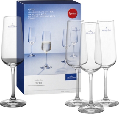 VILLEROY & BOCH Ovid champagne flute set
