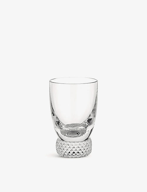 VILLEROY & BOCH: Octavie engraved crystal shot glass 6cm