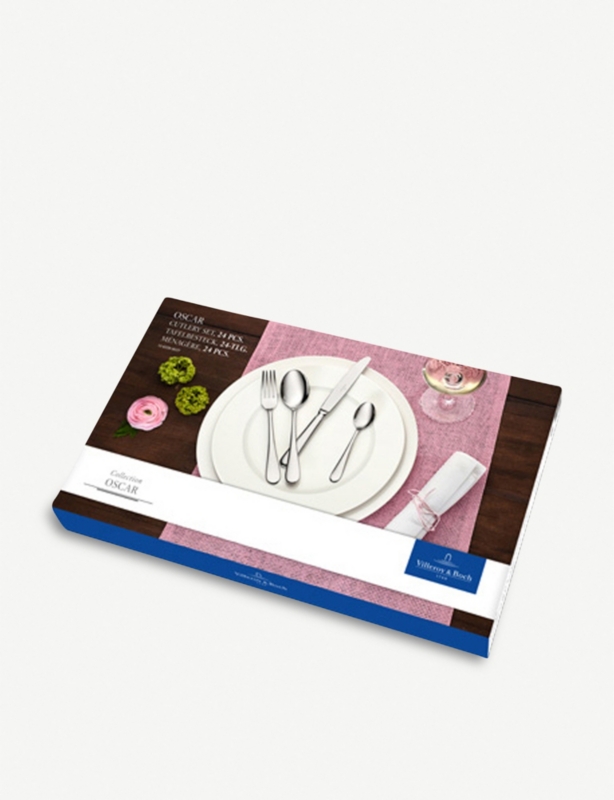 Oscar 24-piece stainless steel cutlery set