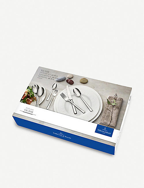 VILLEROY & BOCH: Victor 68-piece stainless steel cutlery set