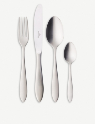 VILLEROY & BOCH: Arthur Brushed 24-piece stainless steel cutlery set