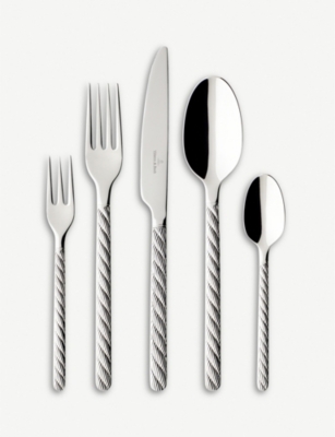 VILLEROY & BOCH: Montauk stainless steel cutlery 30-piece set