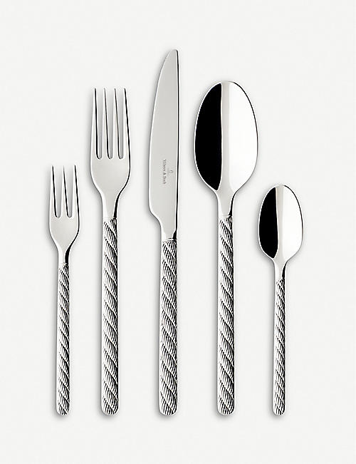 VILLEROY & BOCH: Montauk stainless steel cutlery 24-piece set
