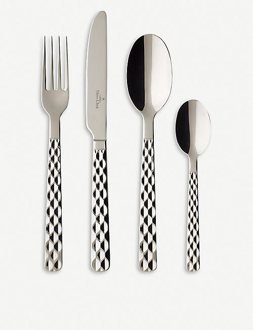 VILLEROY & BOCH: Boston 24-piece stainless steel cutlery set