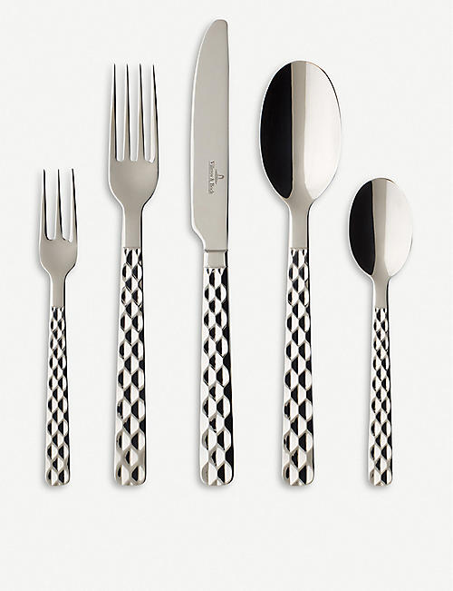 VILLEROY & BOCH: Boston 30-piece stainless steel cutlery set