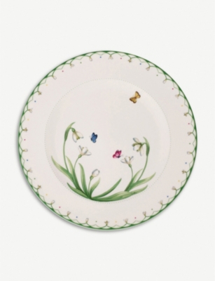 Villeroy & Boch Colourful Spring Salad Plate In Green Multi Coloured