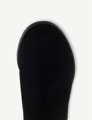 Stuart Weitzman Reserve Suede Over-the-knee Boots In Black