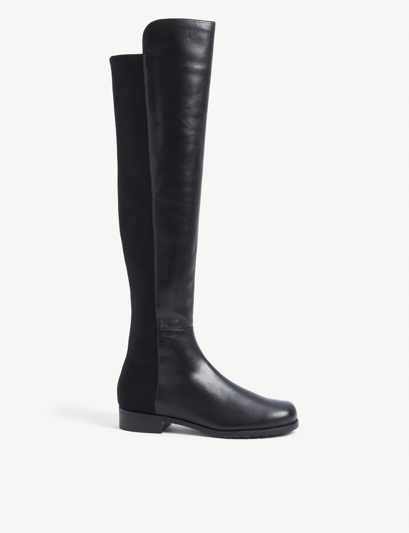 STUART WEITZMAN   50/50 suede knee high boots