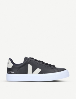 black leather trainers womens sale