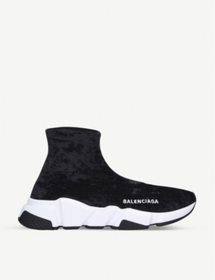 balenciaga velvet shoes