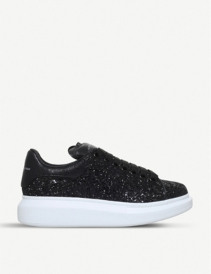 Alexander mcqueen black trainers hotsell