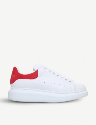 alexander mcqueen red trainers