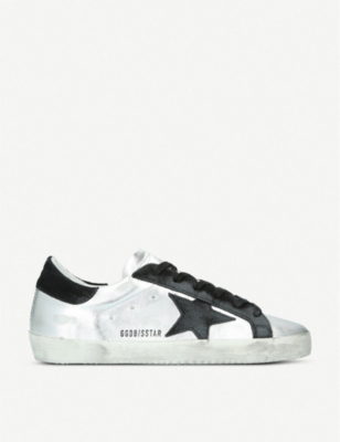 golden goose superstar leather trainers