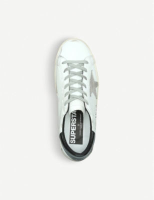 golden goose superstar w5 leather trainers