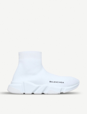 white balenciaga sock shoes