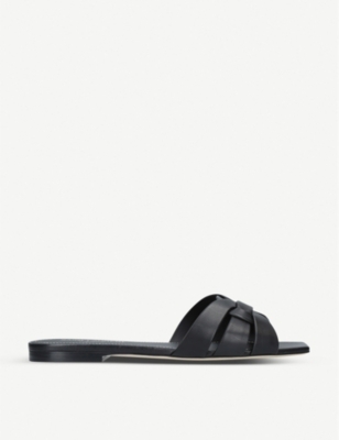 Saint laurent best sale nu pieds slides