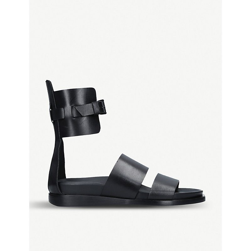 ANN DEMEULEMEESTER STRAPPY LEATHER SANDALS