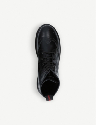 designer black ankle boots