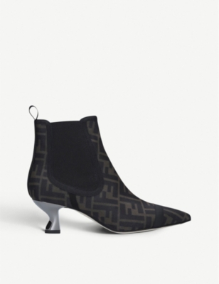 Colibri mesh and leather ankle boots(8432799)