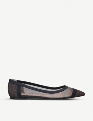 Fendi flat outlet shoes