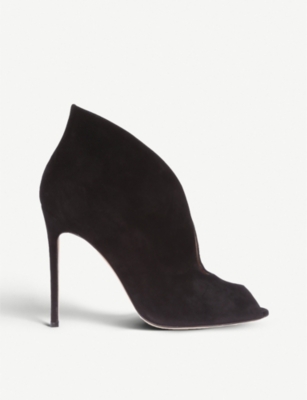 GIANVITO ROSSI - Vamp 105 suede heeled ankle boots | Selfridges.com