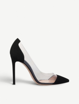 black suede courts