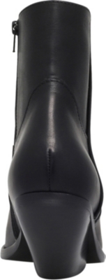 VETEMENTS Slanted-heel leather cowboy boots