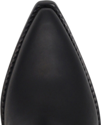 VETEMENTS Slanted-heel leather cowboy boots