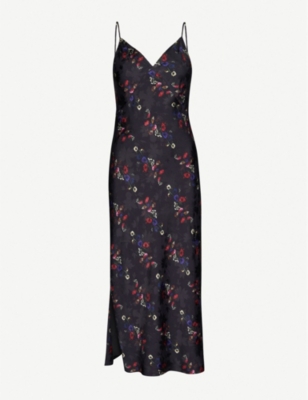 all saints midi dress