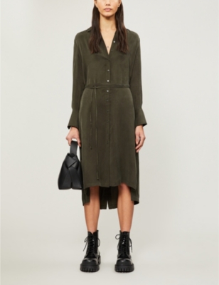 All saints anya shirt dress sale