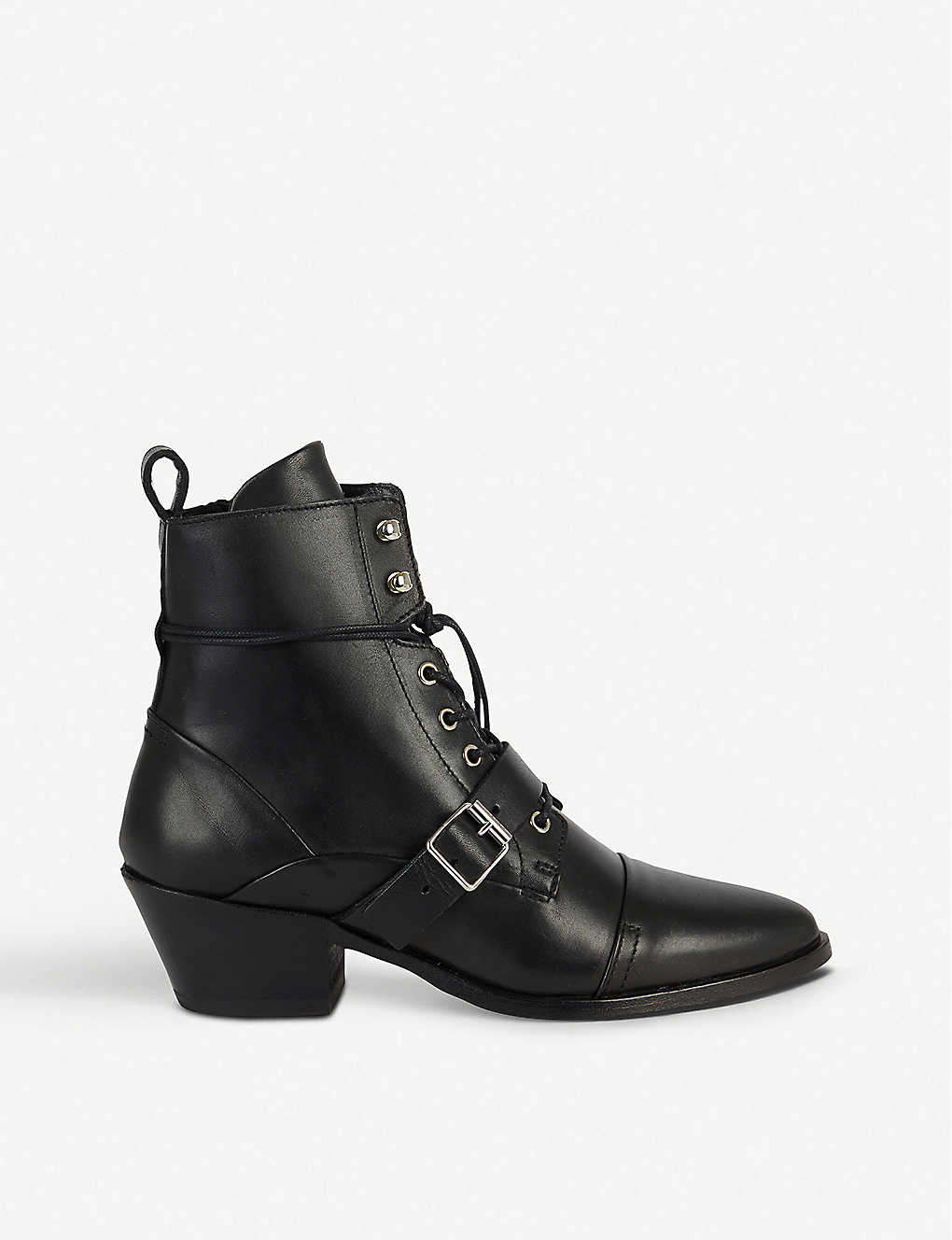 ALLSAINTS - Katy heeled leather boots | Selfridges.com