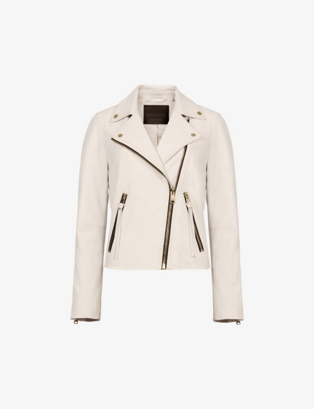 Dalby leather biker jacket