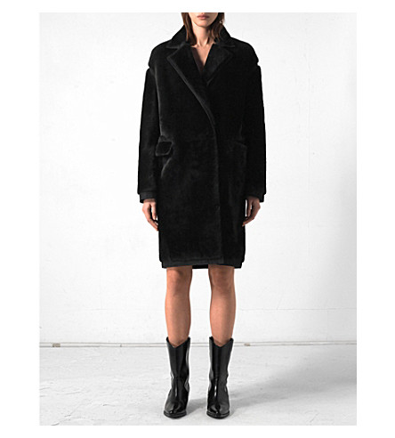 ALLSAINTS LIMITED - Jale shearling coat | Selfridges.com