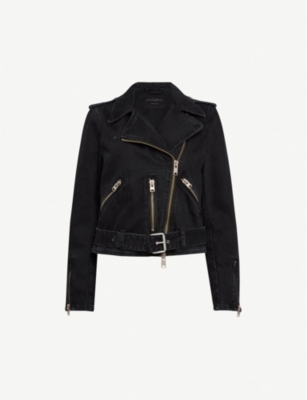 all saints balfern denim jacket