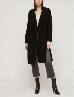 crepe duster jacket