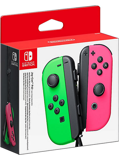 NINTENDO: Neon Green and Pink Joy-Cons Switch Controllers