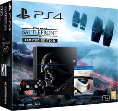 Sony Star Wars Battlefront Limited Edition Darth Vader Ps4 Console Selfridges Com