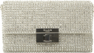 DUNE   Elizabeth diamanté clutch bag